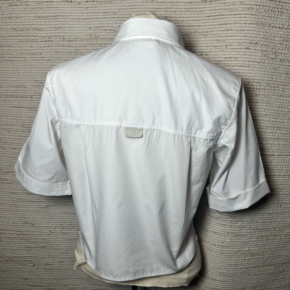 Vince Canvas Tape Cotton Button-Front Shirt - Picture 5 of 7